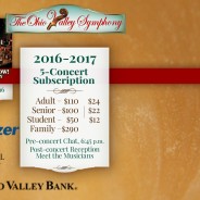 2016-17 Season Subscription! The Ohio Valley Symphony
