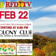 TV Premiere! Songs of Rural America with OVS! At the Colony Club!