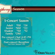 2018-19 Season Subscription! The Ohio Valley Symphony