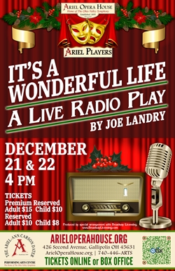 Poster for It's a Wonderful Life, a Live Radio Play