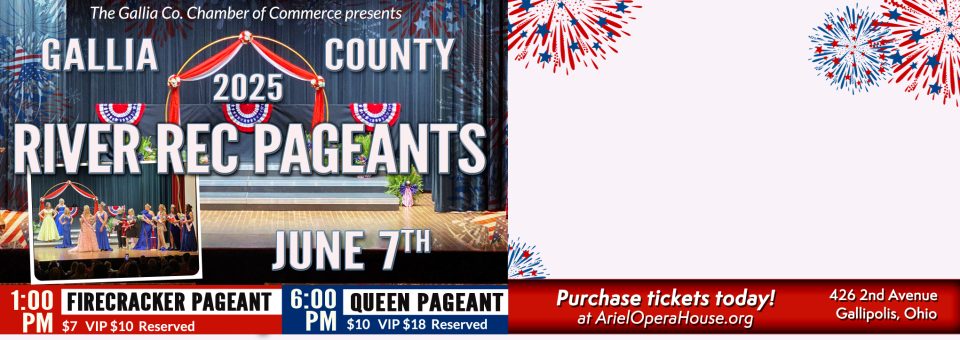 2025 Gallipolis River Rec Pageants