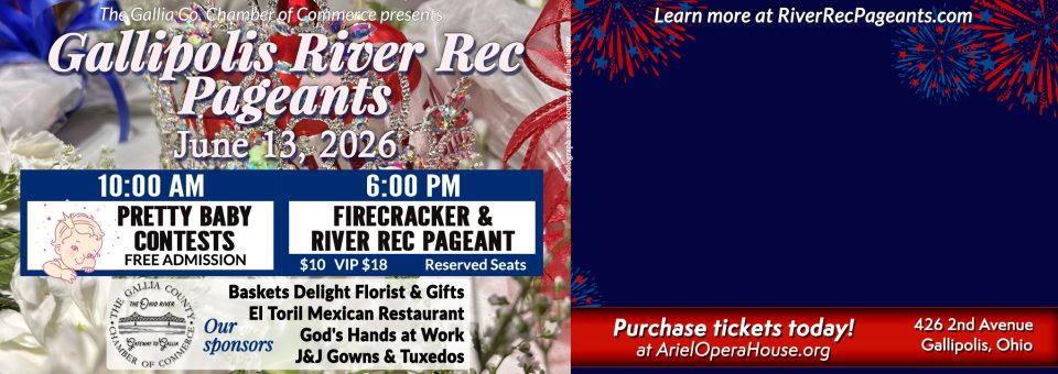 2025 GALLIPOLIS RIVER REC PAGEANTS