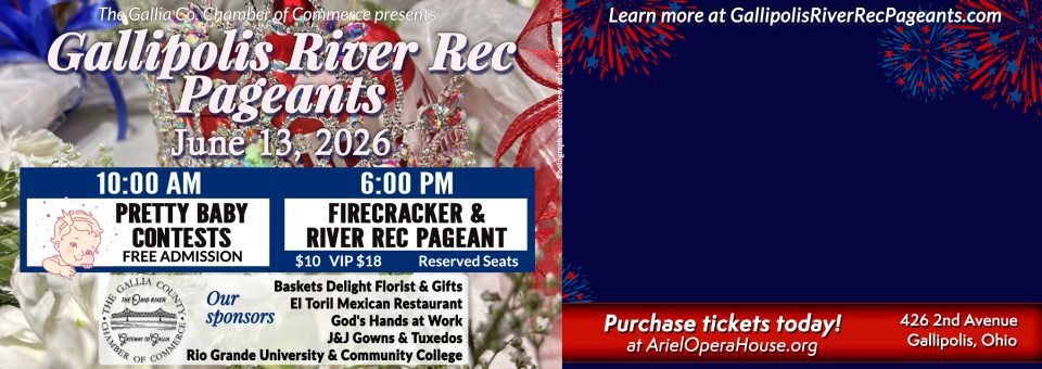2025 GALLIPOLIS RIVER REC PAGEANTS